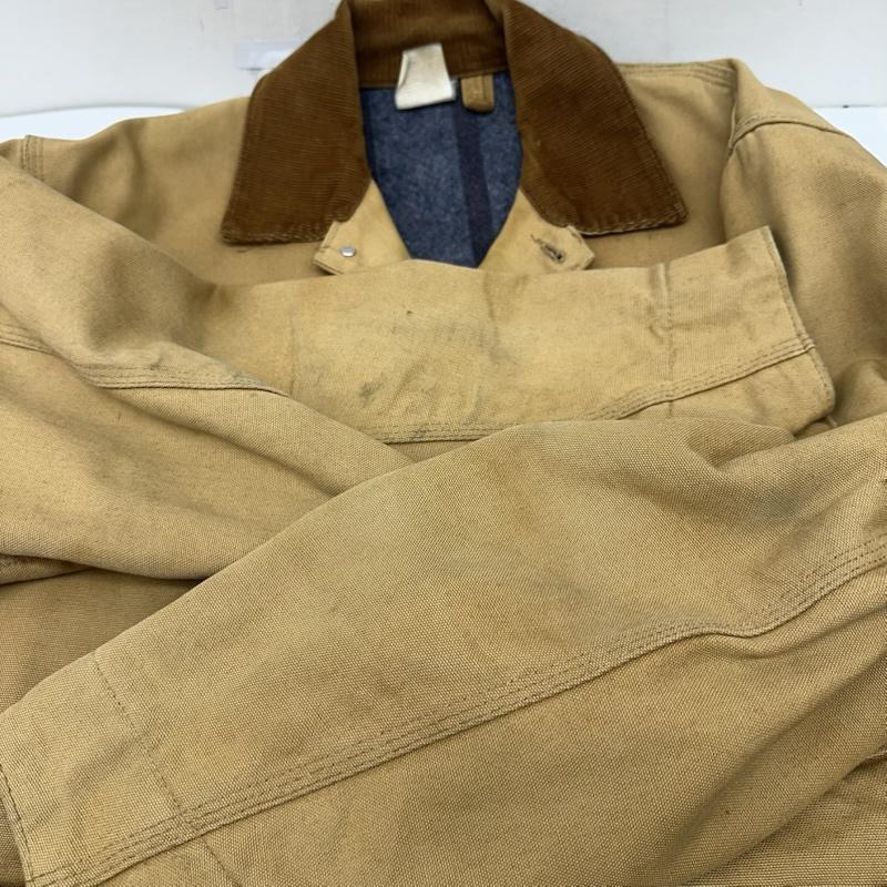 カーハート Carhartt ジャケット、上着 ジャンパー、ブルゾン 80s USA製 チョアコート カバーオール ワーク ジャケット 42 ベージュ / ベージュ / beige メンズ USED 古着 中古 50169473