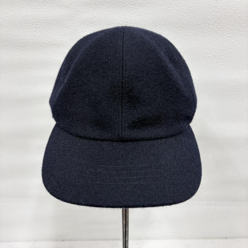 マーカウェア markaware 帽子 キャップ SPORTS CAP CASHMERE スポーツ ベースボールキャップ カシミヤ メルトン - 無地 紺 / ネイビー / navy メンズ USED 古着 中古 50169480