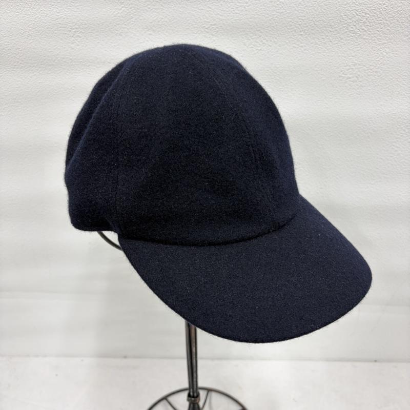 マーカウェア markaware 帽子 キャップ SPORTS CAP CASHMERE スポーツ ベースボールキャップ カシミヤ メルトン - 無地 紺 / ネイビー / navy メンズ USED 古着 中古 50169480