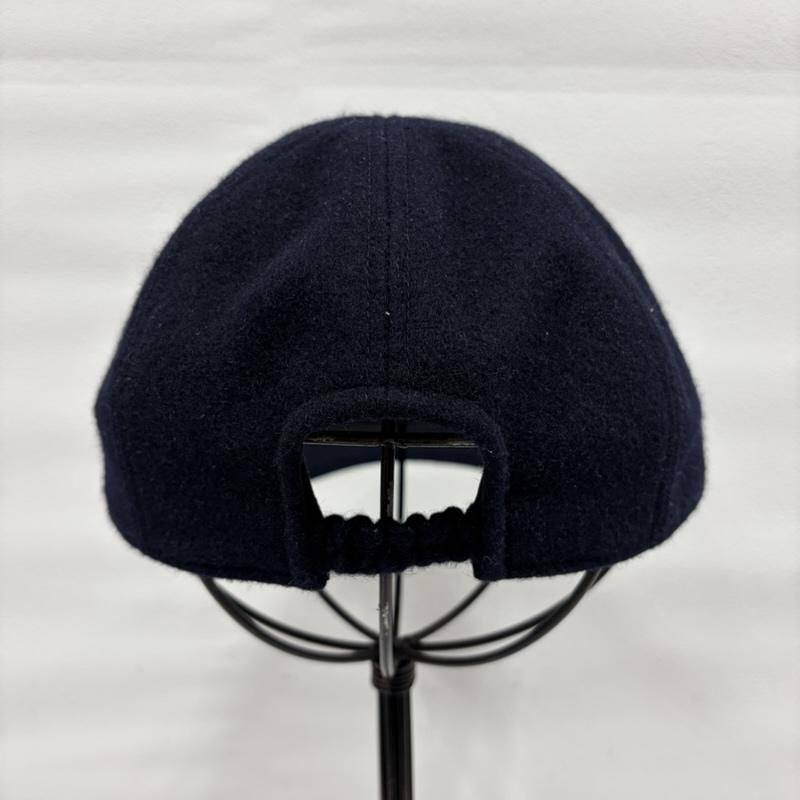 マーカウェア markaware 帽子 キャップ SPORTS CAP CASHMERE スポーツ ベースボールキャップ カシミヤ メルトン - 無地 紺 / ネイビー / navy メンズ USED 古着 中古 50169480