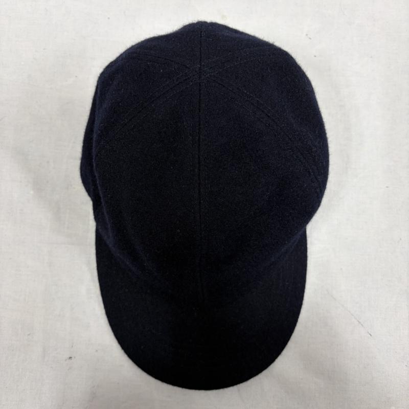 マーカウェア markaware 帽子 キャップ SPORTS CAP CASHMERE スポーツ ベースボールキャップ カシミヤ メルトン - 無地 紺 / ネイビー / navy メンズ USED 古着 中古 50169480