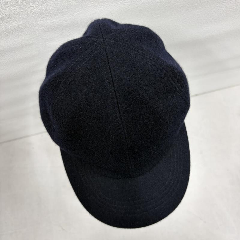 マーカウェア markaware 帽子 キャップ SPORTS CAP CASHMERE スポーツ ベースボールキャップ カシミヤ メルトン - 無地 紺 / ネイビー / navy メンズ USED 古着 中古 50169480