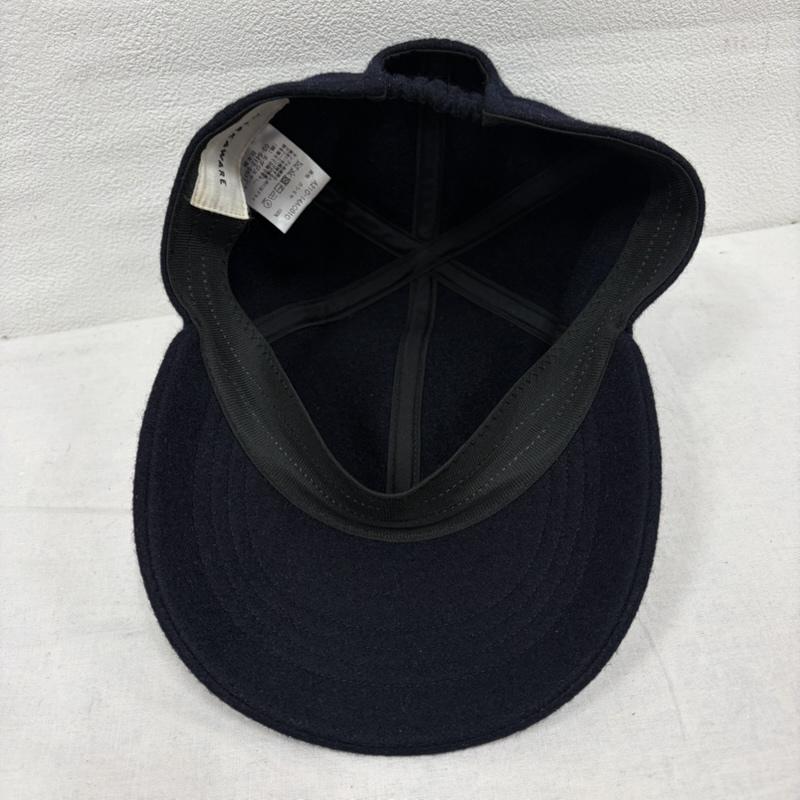 マーカウェア markaware 帽子 キャップ SPORTS CAP CASHMERE スポーツ ベースボールキャップ カシミヤ メルトン - 無地 紺 / ネイビー / navy メンズ USED 古着 中古 50169480