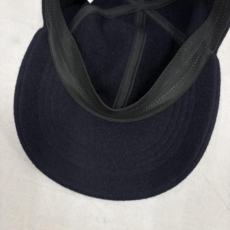 マーカウェア markaware 帽子 キャップ SPORTS CAP CASHMERE スポーツ ベースボールキャップ カシミヤ メルトン - 無地 紺 / ネイビー / navy メンズ USED 古着 中古 50169480