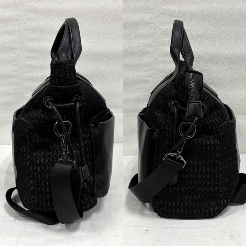 古着 USED ショルダーバッグ ショルダーバッグ PECHINCHAR ペシンシャ ライトメッシュ 2WAY トート ショルダー バッグ - ワンポイント X ロゴ、文字 黒 / ブラック / black レディース USED 古着 中古 50169482