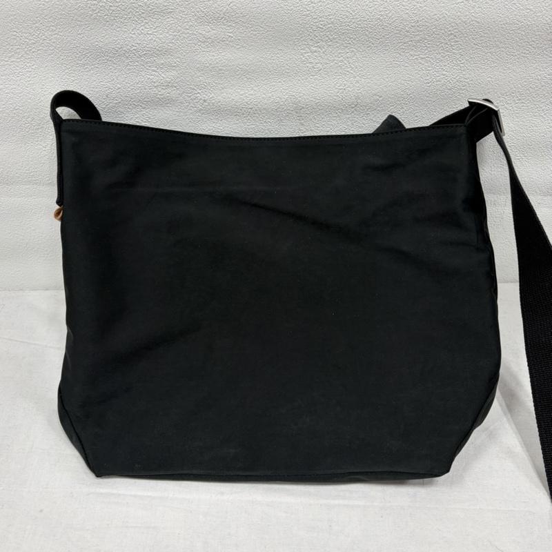 エンダースキーマ Hender Scheme ショルダーバッグ ショルダーバッグ フラップ ショルダー バッグ FLAP SHOULDER スウェード 撥水 - 無地 黒 / ブラック / black メンズ USED 古着 中古 50169485