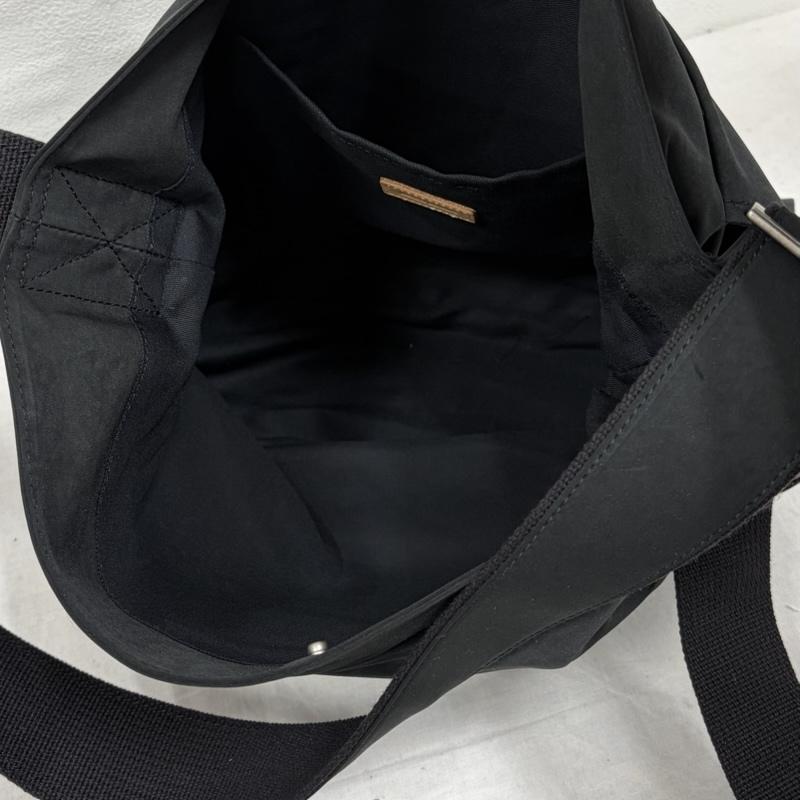 エンダースキーマ Hender Scheme ショルダーバッグ ショルダーバッグ フラップ ショルダー バッグ FLAP SHOULDER スウェード 撥水 - 無地 黒 / ブラック / black メンズ USED 古着 中古 50169485
