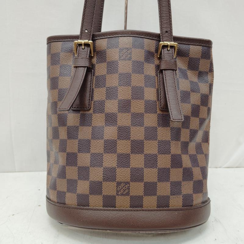ルイヴィトン LOUIS VUITTON ハンドバッグ ハンドバッグ マレ ダミエ エベヌ キャンバス バケツ型 ショルダー バッグ - 茶 / ブラウン / brown レディース USED 古着 中古 50169488