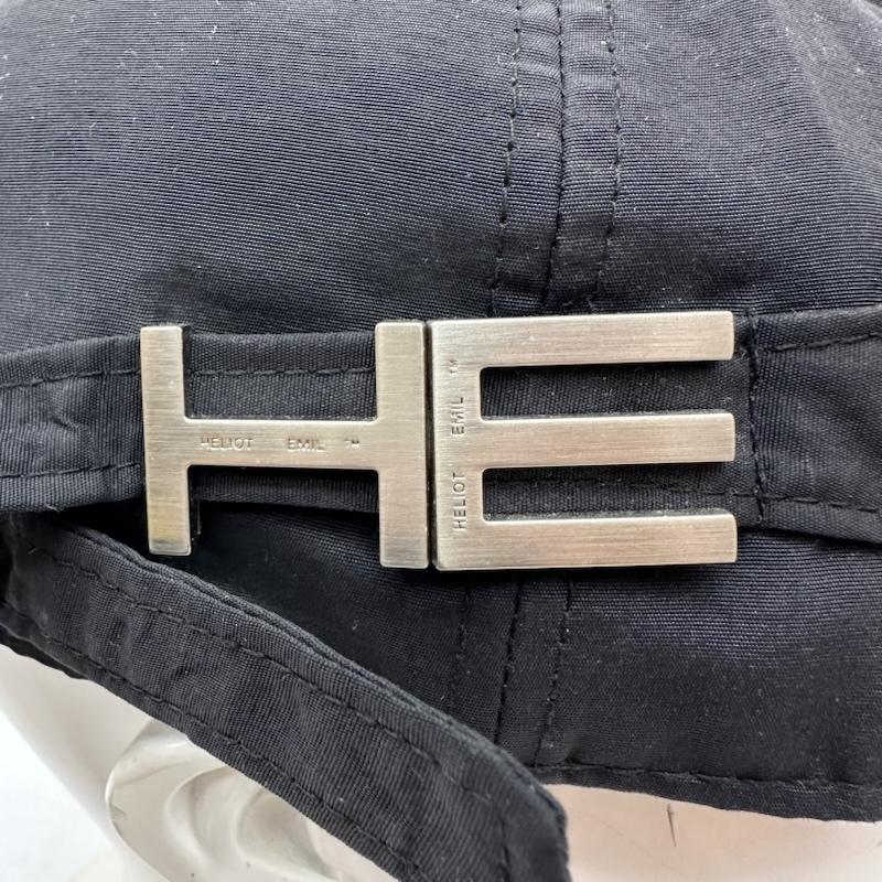 ヘリオット エミル HELIOT EMIL 帽子 キャップ W.レイヤー キャップ Black Cap W Layer - 黒 / ブラック / black メンズ USED 古着 中古 50169493