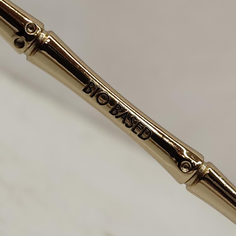 グッチ GUCCI めがね・サングラス サングラス ブラックフレーム サングラス バンブー テンプル モデル - 黒 / ブラック / black X 金 / ゴールド / gold color メンズ USED 古着 中古 50169499