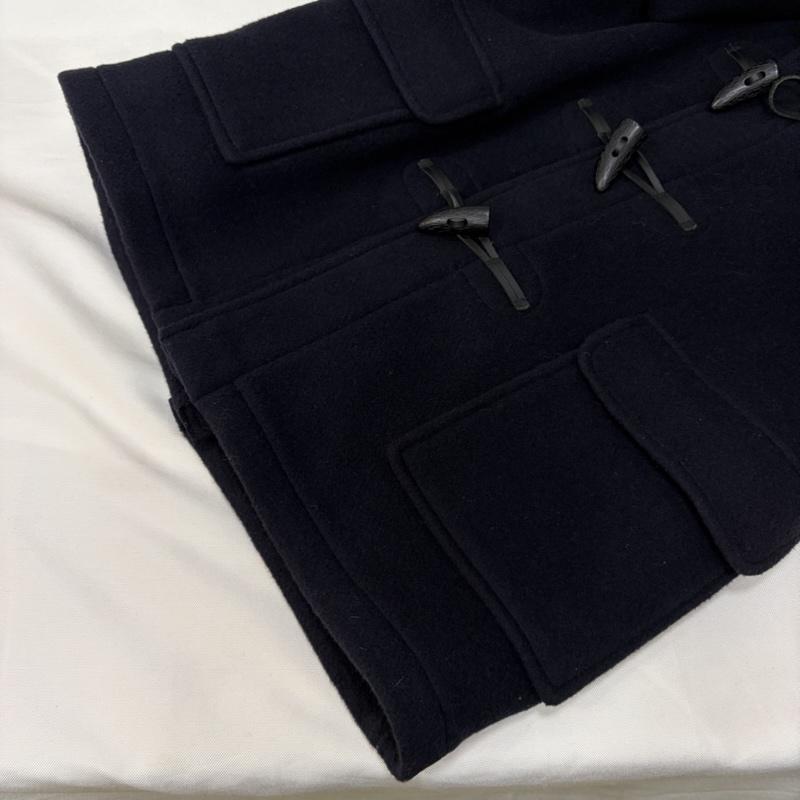 ジュンヤワタナベマン JUNYA WATANABE MAN コート コート一般 08AW GLOVERALL WB-C006 レザー ヨーク ダッフルコート S 黒 / ブラック / black X 紺 / ネイビー / navy メンズ USED 古着 中古 50169500