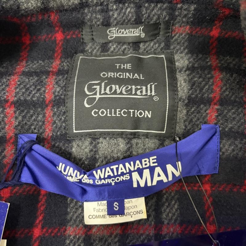 ジュンヤワタナベマン JUNYA WATANABE MAN コート コート一般 08AW GLOVERALL WB-C006 レザー ヨーク ダッフルコート S 黒 / ブラック / black X 紺 / ネイビー / navy メンズ USED 古着 中古 50169500