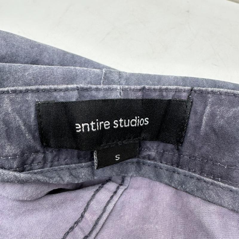 エンタイアスタジオ entire studios パンツ ワークパンツ、ペインターパンツ ストーンウォッシュ カーゴ パンツ ES2104 PO031 S 紺 / ネイビー / navy X 紫 / パープル / purple メンズ USED 古着 中古 50169501