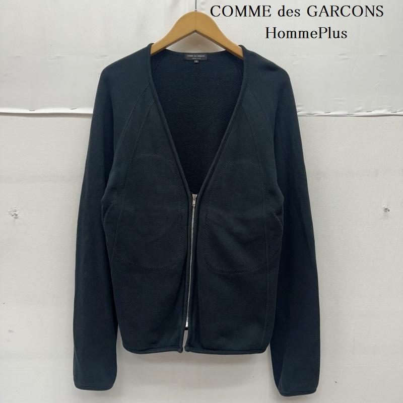 コムデギャルソンオムプリュス COMME des GARCONS HommePlus カーディガン 長袖 スウェット ジップ カーディガン S 黒 / ブラック / black メンズ USED 古着 中古 50169502