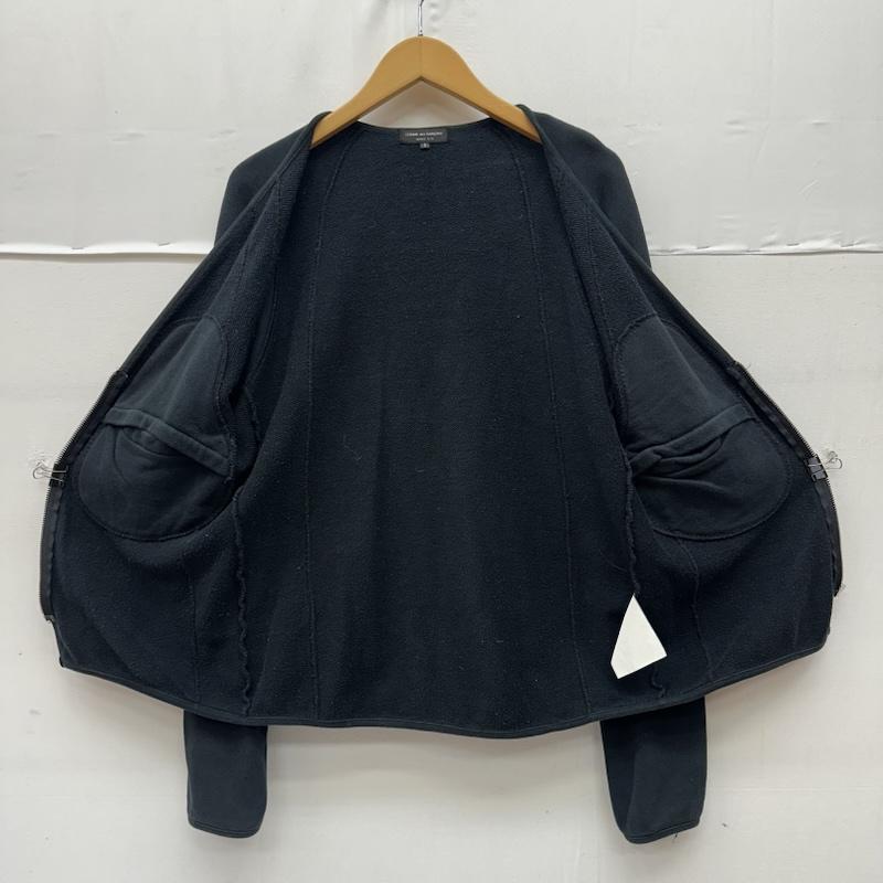 コムデギャルソンオムプリュス COMME des GARCONS HommePlus カーディガン 長袖 スウェット ジップ カーディガン S 黒 / ブラック / black メンズ USED 古着 中古 50169502