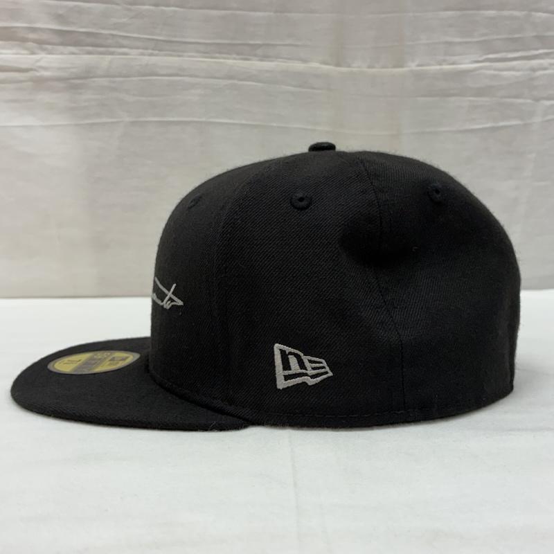 ヨウジヤマモト Yohji Yamamoto 帽子 キャップ NEWERA ニューエラ 59FIFTY シグネチャー ロゴ ベースボール キャップ - メンズ USED 古着 中古 50169504
