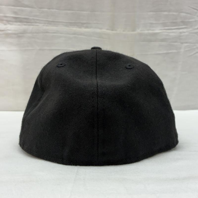 ヨウジヤマモト Yohji Yamamoto 帽子 キャップ NEWERA ニューエラ 59FIFTY シグネチャー ロゴ ベースボール キャップ - メンズ USED 古着 中古 50169504