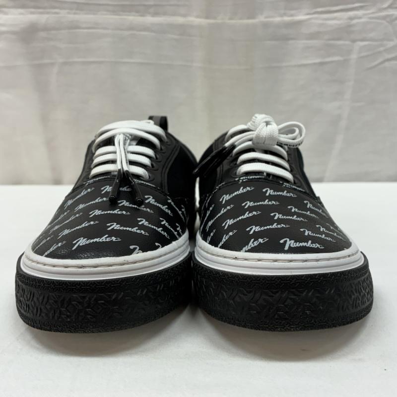 ナンバーナイン NUMBER (N)INE スニーカー スニーカー SLACK FOOTWEAR レザー キャンバス ローカット スニーカー 26.5cm メンズ USED 古着 中古 50169506