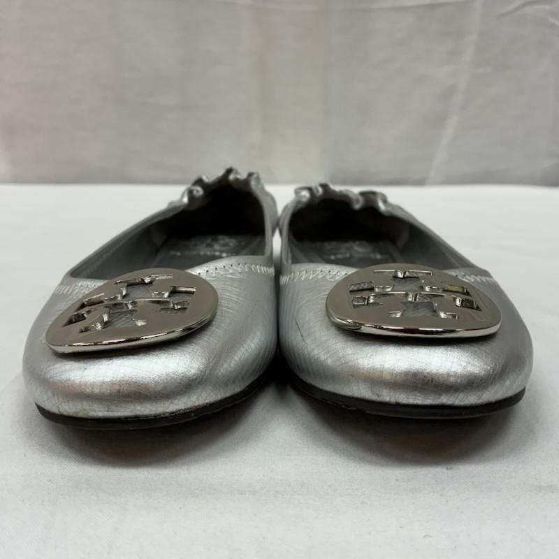 トリーバーチ TORY BURCH パンプス パンプス ロゴ ゴールド金具 レザー フラット パンプス バレエ シューズ 23.0cm レディース USED 古着 中古 50169509