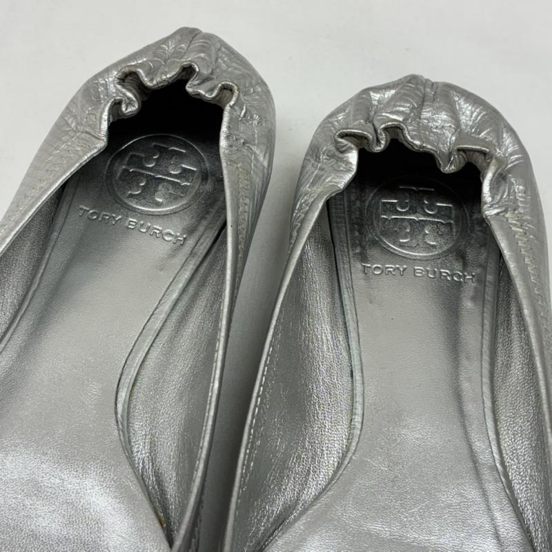 トリーバーチ TORY BURCH パンプス パンプス ロゴ ゴールド金具 レザー フラット パンプス バレエ シューズ 23.0cm レディース USED 古着 中古 50169509