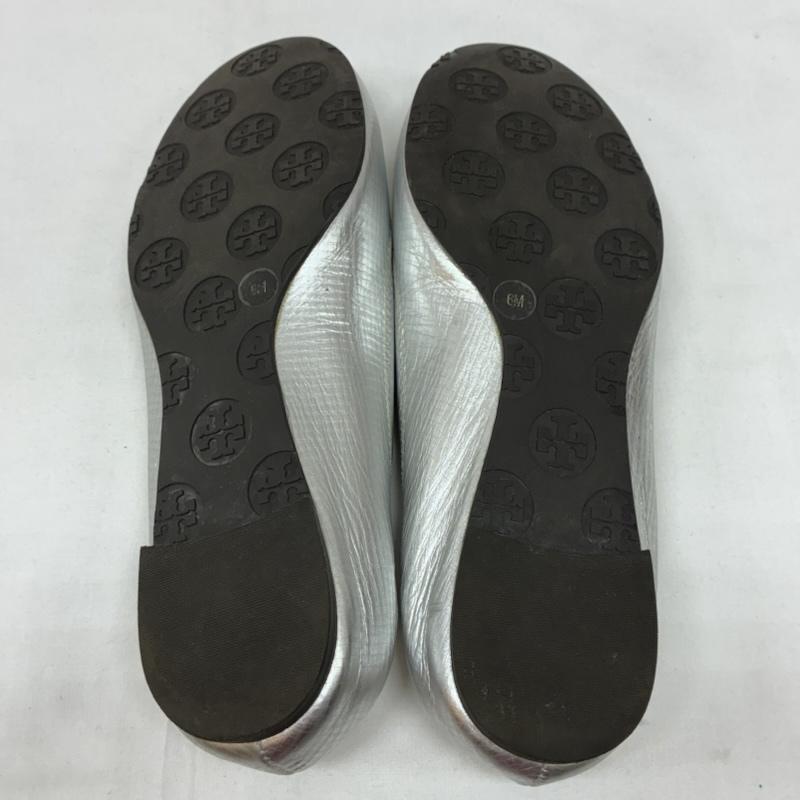 トリーバーチ TORY BURCH パンプス パンプス ロゴ ゴールド金具 レザー フラット パンプス バレエ シューズ 23.0cm レディース USED 古着 中古 50169509