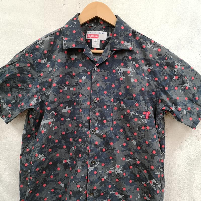 コムデギャルソンシャツ COMME des GARCONS SHIRT シャツ、ブラウス 半袖 13SS フランス製 Supreme カモフラージュ ドット 総柄 半袖 オープンカラー シャツ S マルチカラー / マルチカラー / multicolor メンズ USED 古着 中古 50169511