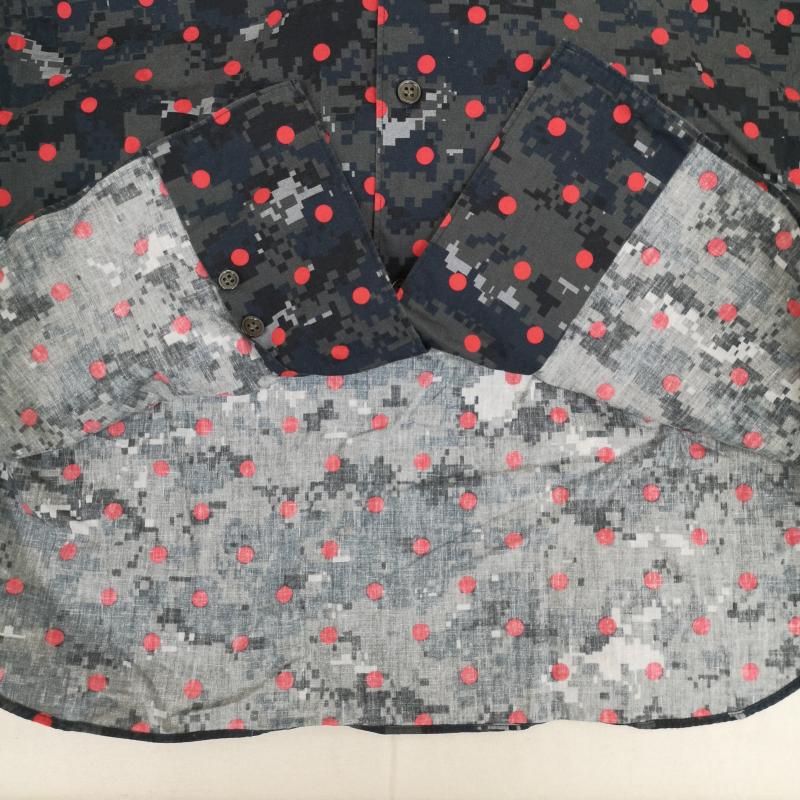 コムデギャルソンシャツ COMME des GARCONS SHIRT シャツ、ブラウス 半袖 13SS フランス製 Supreme カモフラージュ ドット 総柄 半袖 オープンカラー シャツ S マルチカラー / マルチカラー / multicolor メンズ USED 古着 中古 50169511