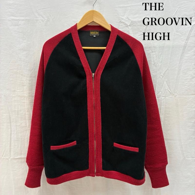古着 USED カーディガン 長袖 THE GROOVIN HIGH ザ・グルービン・ハイ 40sスタイル ジップアップニットカーディガン M メンズ USED 古着 中古 50169515
