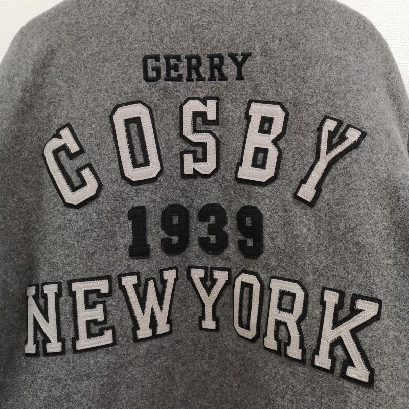 古着 USED ジャケット、上着 ジャンパー、ブルゾン GERRY COSBY ジェリー・コスビー ウール レザー コンビ スタジャン ファラオ ジャケット L 黒 / ブラック / black X 灰 / グレー / gray メンズ USED 古着 中古 50169516