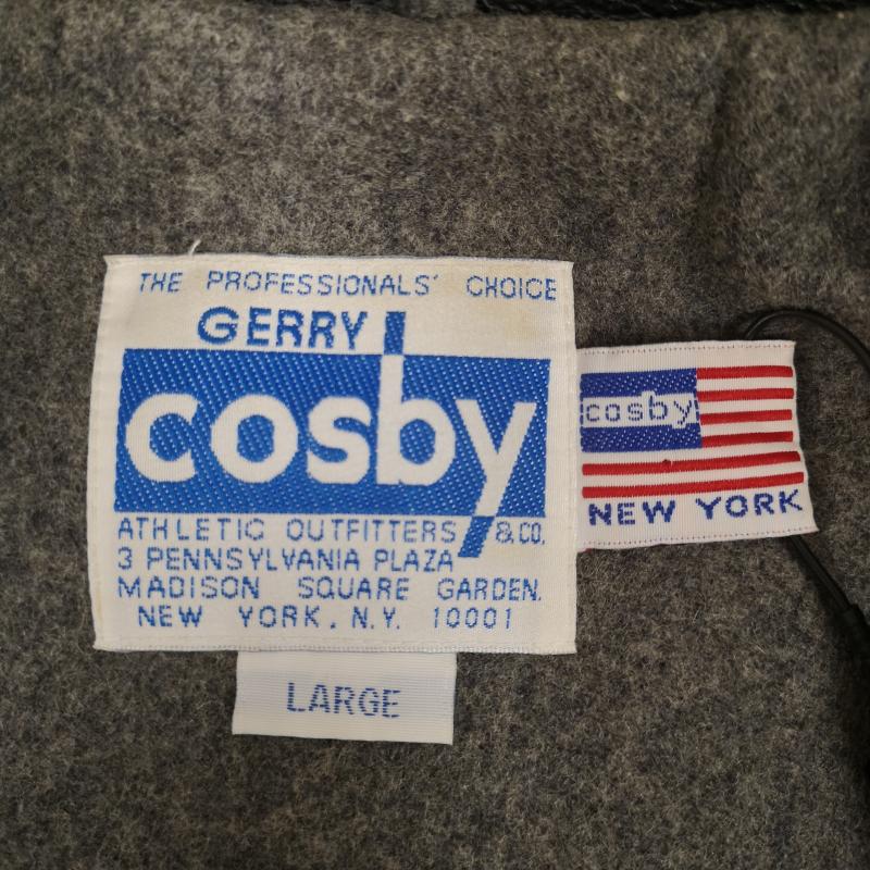古着 USED ジャケット、上着 ジャンパー、ブルゾン GERRY COSBY ジェリー・コスビー ウール レザー コンビ スタジャン ファラオ ジャケット L 黒 / ブラック / black X 灰 / グレー / gray メンズ USED 古着 中古 50169516
