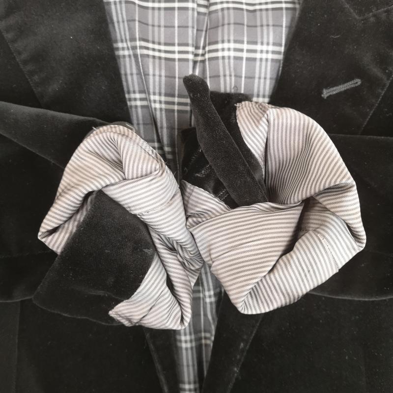 バーバリーブラックレーベル BURBERRY BLACK LABEL ジャケット、上着 ジャケット、ブレザー ノバチェック シングルブレスト ベロア テーラード ジャケット D1E24-406-09 S 黒 / ブラック / black メンズ USED 古着 中古 50169518
