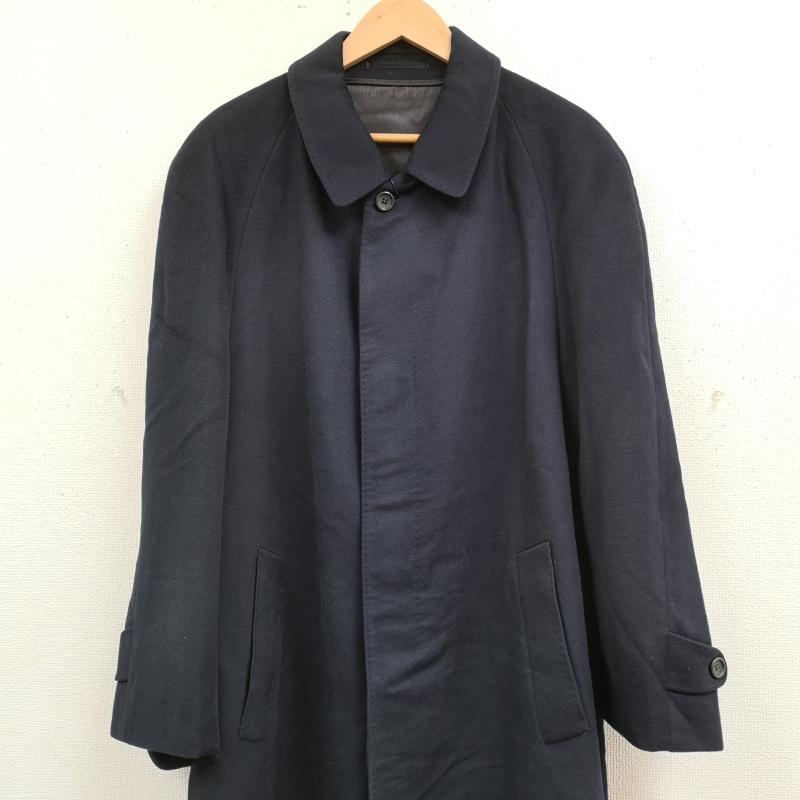 ロロピアーナ Loro Piana コート コート一般 ドイツ製 カシミヤ ウール 比翼仕立て ステンカラー コート 紺 / ネイビー / navy メンズ USED 古着 中古 50169519