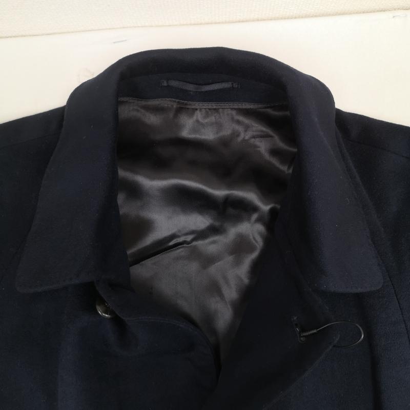 ロロピアーナ Loro Piana コート コート一般 ドイツ製 カシミヤ ウール 比翼仕立て ステンカラー コート 紺 / ネイビー / navy メンズ USED 古着 中古 50169519