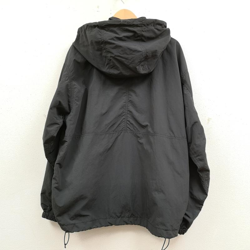 古着 USED ジャケット、上着 ジャンパー、ブルゾン Bleme リップストップ アノラック パーカー ハーフジップ ナイロン ジャケット blm250030 L 黒 / ブラック / black メンズ USED 古着 中古 50169525