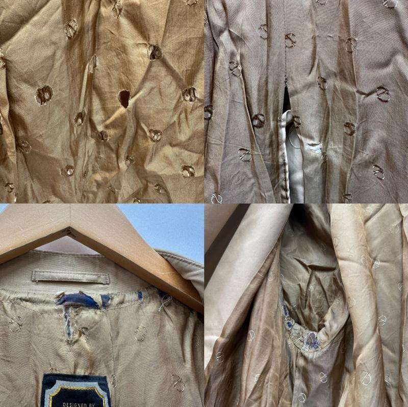クリスチャンディオール Christian Dior コート トレンチコート 80s ヴィンテージ トレンチ コート 40 ベージュ / ベージュ / beige メンズ USED 古着 中古 50169527
