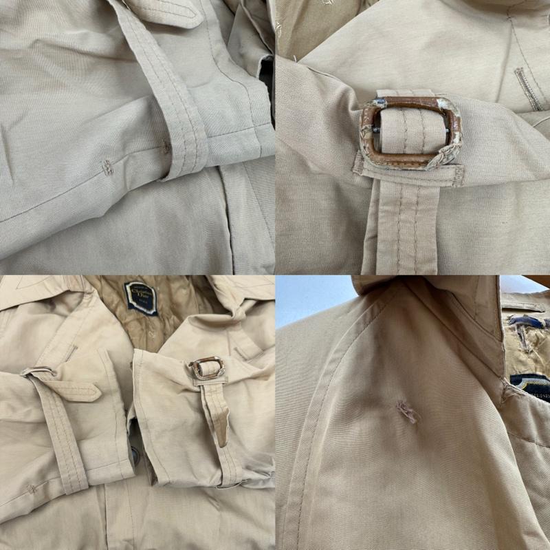 クリスチャンディオール Christian Dior コート トレンチコート 80s ヴィンテージ トレンチ コート 40 ベージュ / ベージュ / beige メンズ USED 古着 中古 50169527