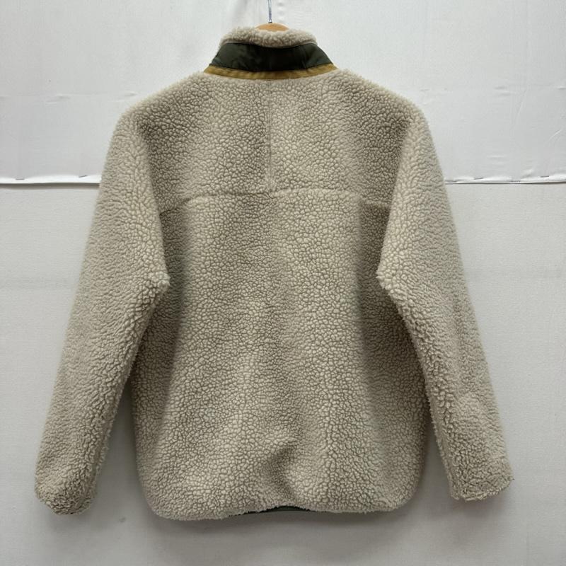 パタゴニア patagonia ジャケット、上着 ジャンパー、ブルゾン Kids  Classic Retro-X Jacket キッズ レトロX フリース ジャケット 65625 FA19 XL アイボリー / アイボリー / X カーキオリーブ / カーキオリーブ / ボーイズ USED 古着 中古 50169530