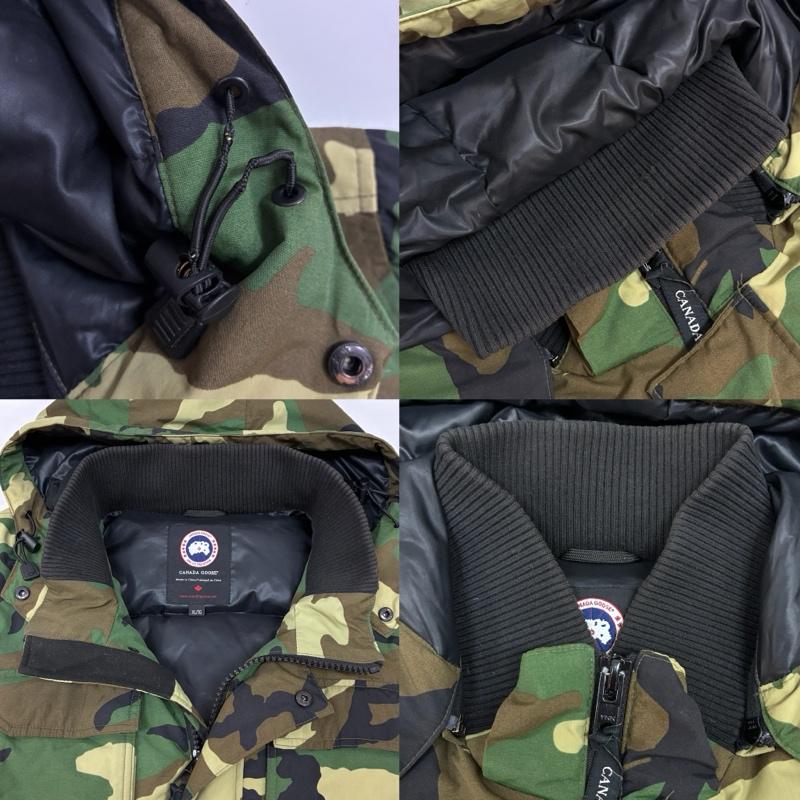 カナダグース CANADA GOOSE ジャケット、上着 ダウンジャケット MACMILLAN PARKA マクミラン パーカー 3804M カモフラ フーデッド ダウンジャケット XL メンズ USED 古着 中古 50169532