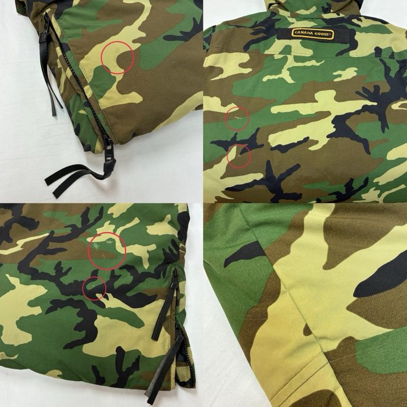 カナダグース CANADA GOOSE ジャケット、上着 ダウンジャケット MACMILLAN PARKA マクミラン パーカー 3804M カモフラ フーデッド ダウンジャケット XL メンズ USED 古着 中古 50169532