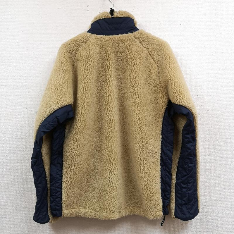 コロンビア Columbia ジャケット、上着 ジャンパー、ブルゾン 防風 ボア フリース アーチャーリッジ ジャケット PM3743 L ベージュ / ベージュ / beige X 紺 / ネイビー / navy メンズ USED 古着 中古 50169533