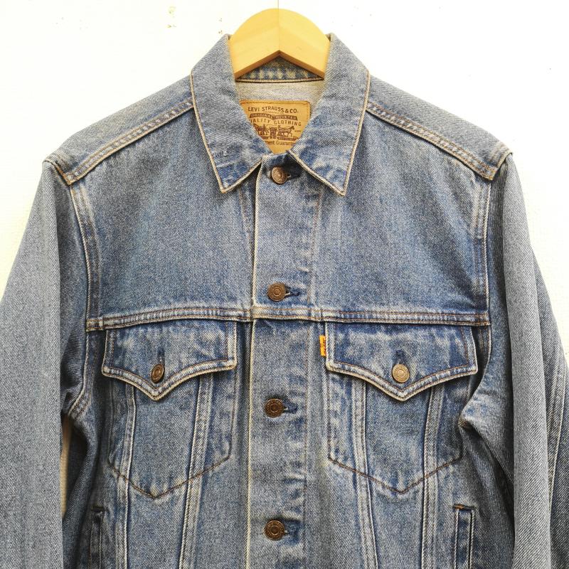 リーバイストラウスアンドコー Levi Strauss & co. ジャケット、上着 ジャンパー、ブルゾン オレンジタブ トラッカー デニム ジャケット Gジャン 75512-0212 38 インディゴ / インディゴ / Indigo メンズ USED 古着 中古 50169534