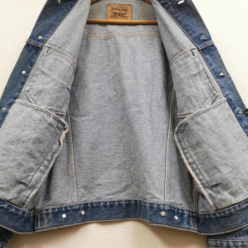 リーバイストラウスアンドコー Levi Strauss & co. ジャケット、上着 ジャンパー、ブルゾン オレンジタブ トラッカー デニム ジャケット Gジャン 75512-0212 38 インディゴ / インディゴ / Indigo メンズ USED 古着 中古 50169534