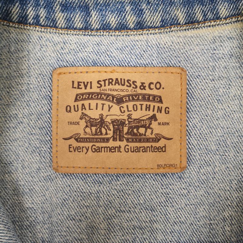 リーバイストラウスアンドコー Levi Strauss & co. ジャケット、上着 ジャンパー、ブルゾン オレンジタブ トラッカー デニム ジャケット Gジャン 75512-0212 38 インディゴ / インディゴ / Indigo メンズ USED 古着 中古 50169534