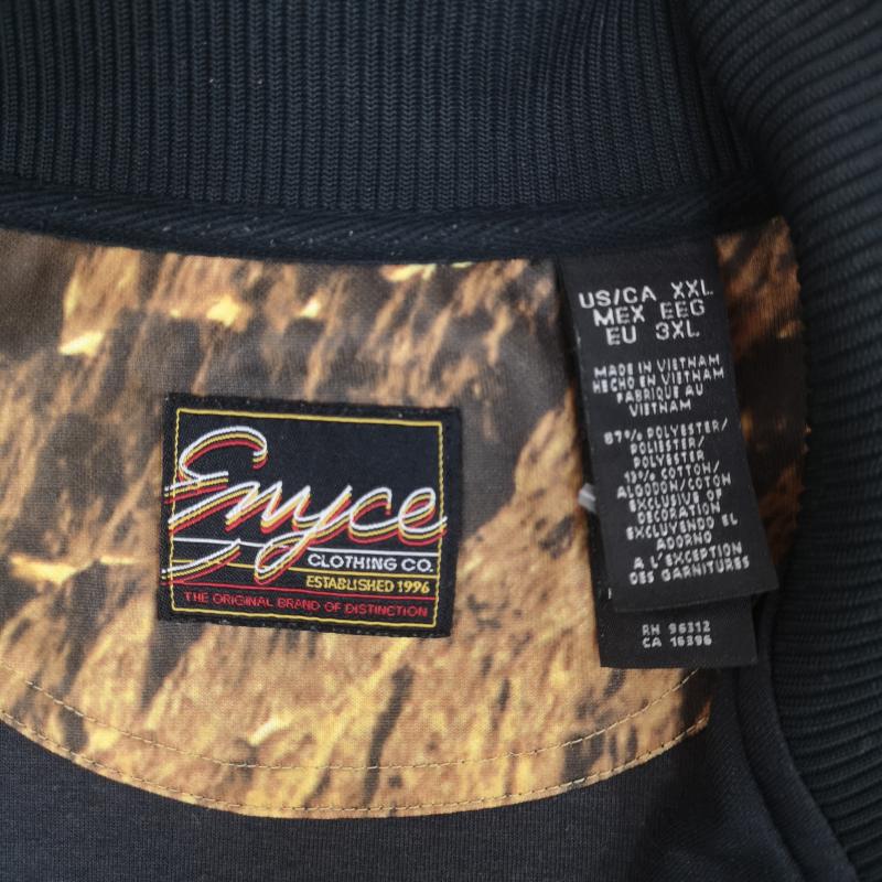 古着 USED ジャケット、上着 ジャンパー、ブルゾン ENYCE エニーチェ 山 マウンテン プリント トラックジャケット ジャージ XXL 黒 / ブラック / black X 黄 / イエロー / yellow メンズ USED 古着 中古 50169535