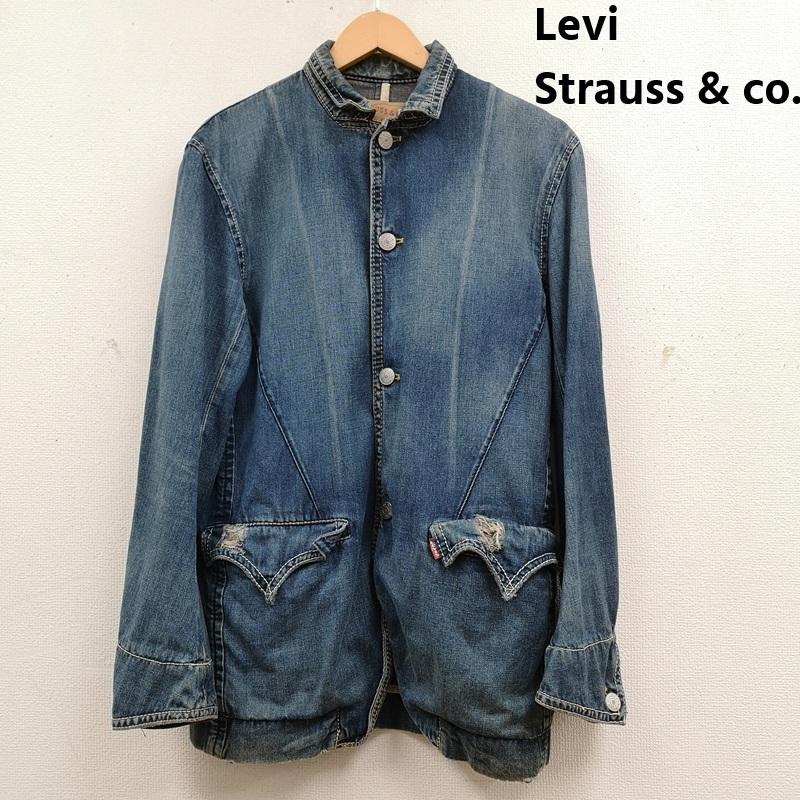 リーバイストラウスアンドコー Levi Strauss & co. ジャケット、上着 ジャンパー、ブルゾン ウエスタン調 ダメージ加工 カバーオール 変形 デニム ジャケット 70904 L インディゴ / インディゴ / Indigo メンズ USED 古着 中古 50169536