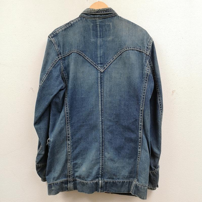 リーバイストラウスアンドコー Levi Strauss & co. ジャケット、上着 ジャンパー、ブルゾン ウエスタン調 ダメージ加工 カバーオール 変形 デニム ジャケット 70904 L インディゴ / インディゴ / Indigo メンズ USED 古着 中古 50169536