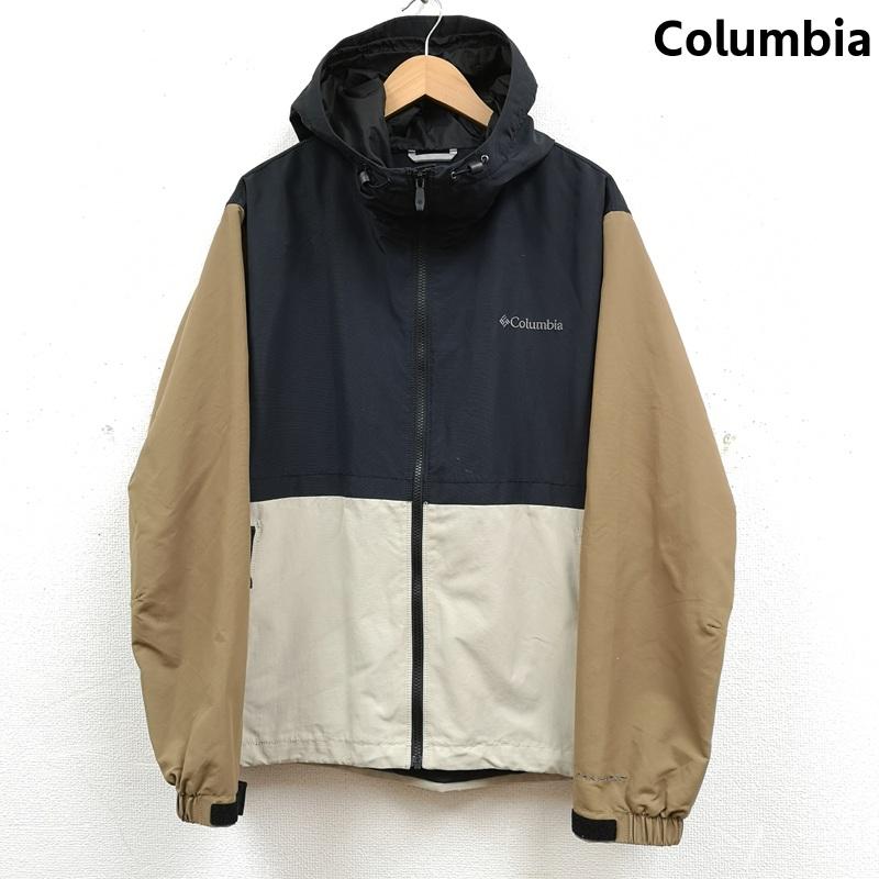コロンビア Columbia ジャケット、上着 ジャンパー、ブルゾン 防風 保温 防水 レイク パウエル ジャケット マウンテン パーカー 221XM4389 M 黒 / ブラック / black X ベージュ / ベージュ / beige メンズ USED 古着 中古 50169541