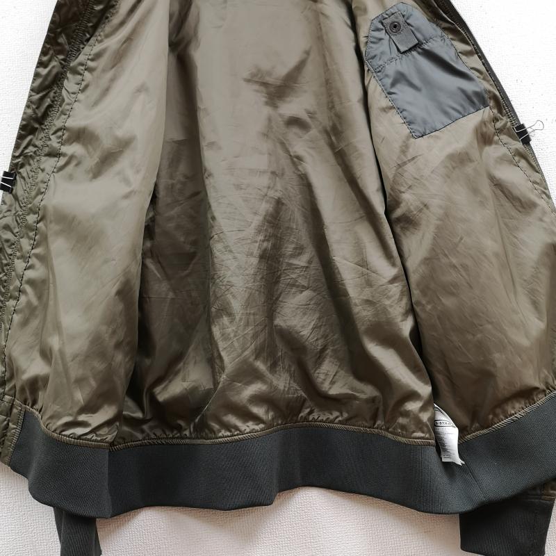 ジースターロゥ G-STAR RAW ジャケット、上着 ジャンパー、ブルゾン ジップアップ ミリタリー ナイロン ジャケット ウィンド ブレーカー - カーキ / カーキ / khaki メンズ USED 古着 中古 50169543