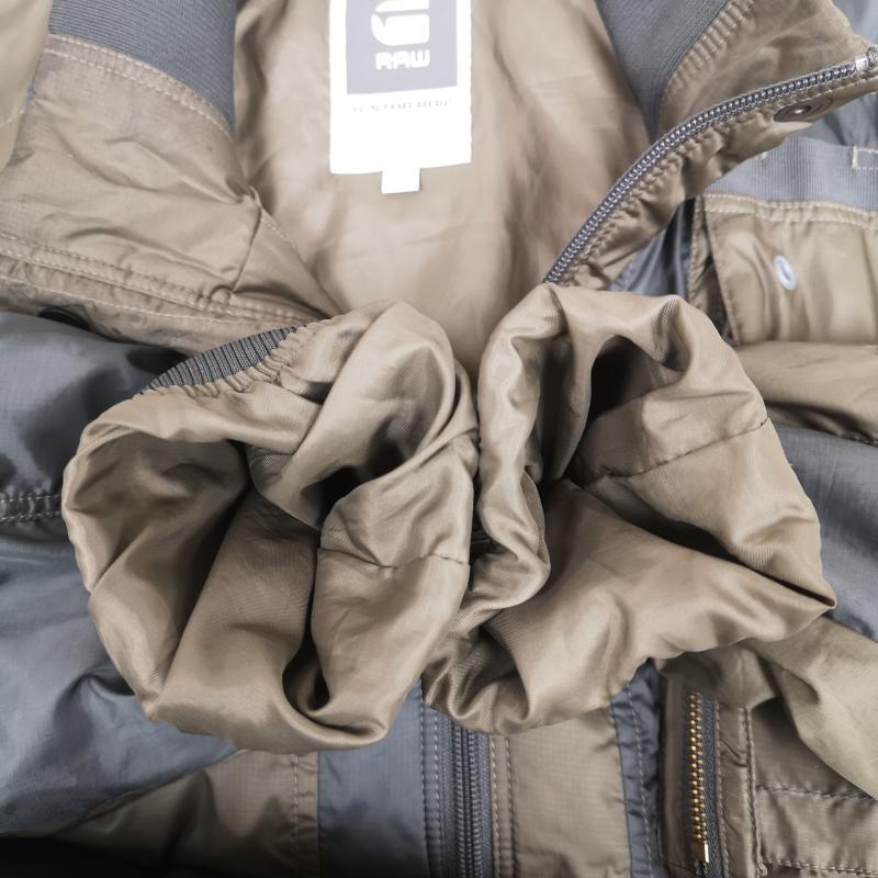 ジースターロゥ G-STAR RAW ジャケット、上着 ジャンパー、ブルゾン ジップアップ ミリタリー ナイロン ジャケット ウィンド ブレーカー - カーキ / カーキ / khaki メンズ USED 古着 中古 50169543