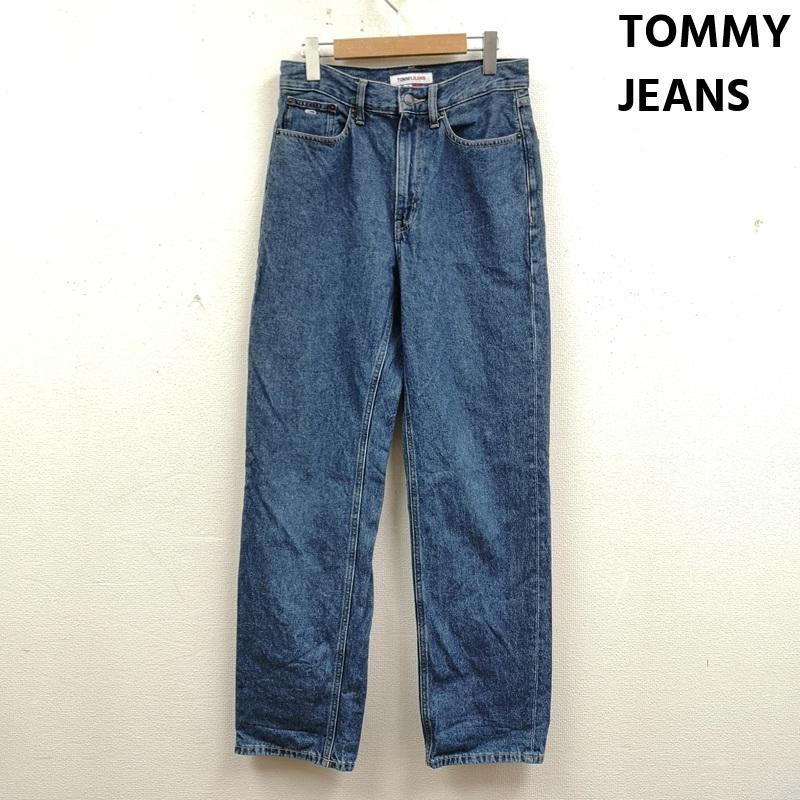 トミー ジーンズ TOMMY JEANS パンツ デニム、ジーンズ ワイド ストレート BAGGY 5 POCKET デニム パンツ 28インチ インディゴ / インディゴ / Indigo メンズ USED 古着 中古 50169544